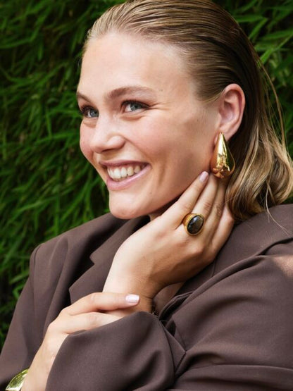 Ring met Ovale Gemstone