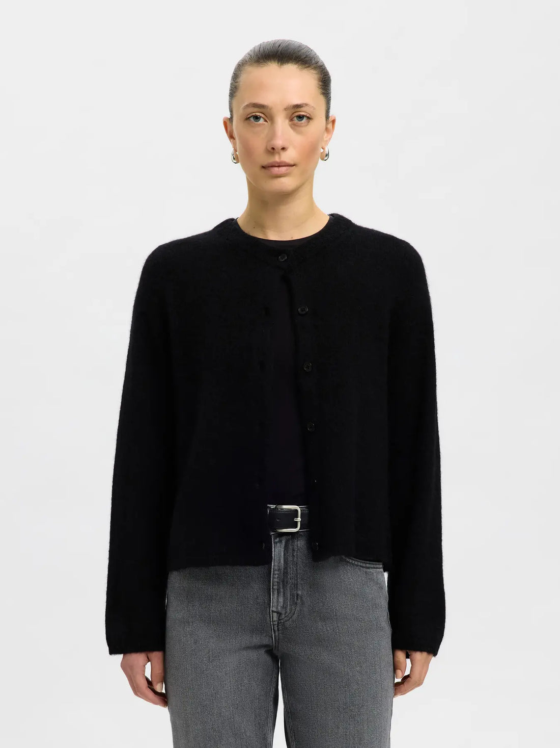 SLFlulu Knit Cardigan - Black