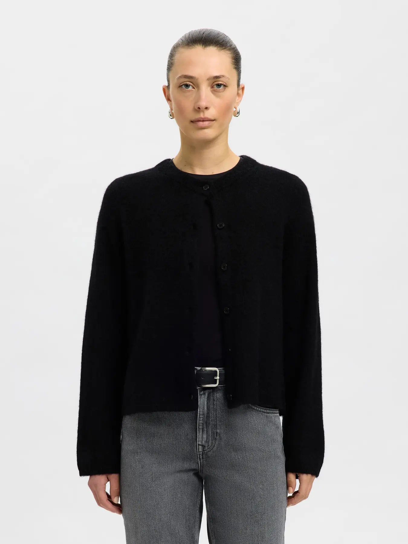 SLFlulu Knit Cardigan - Black