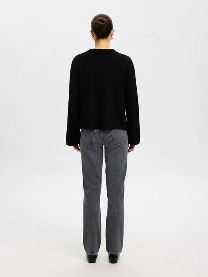 SLFlulu Knit Cardigan - Black
