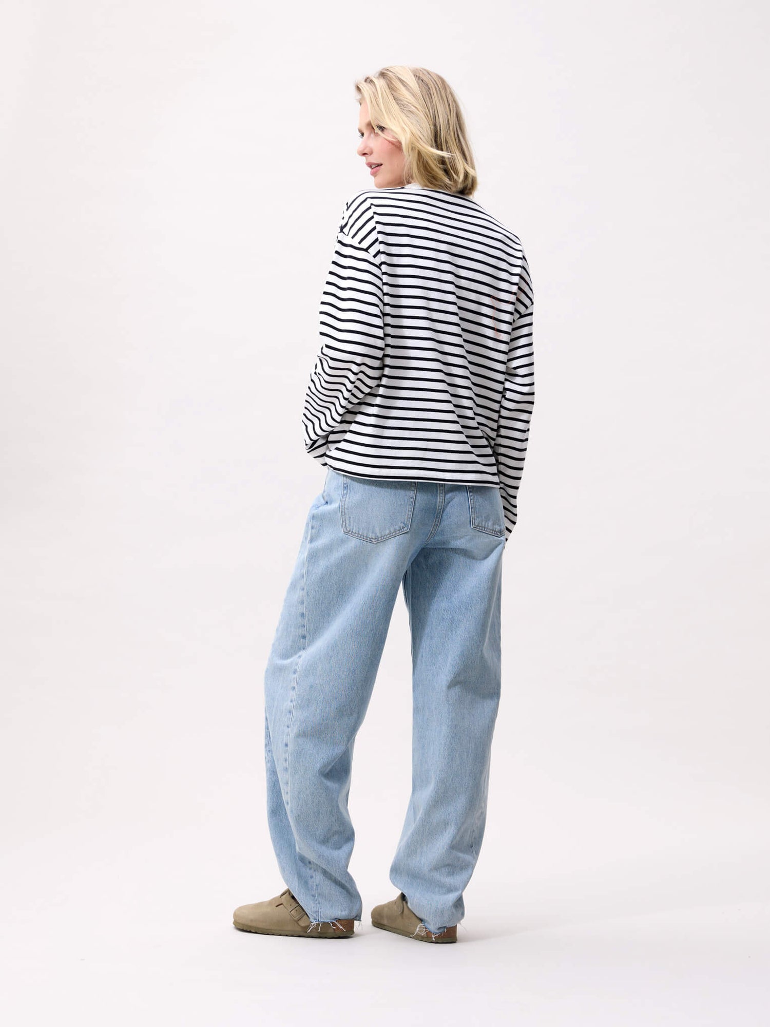 Striped Long Sleeve - Off White