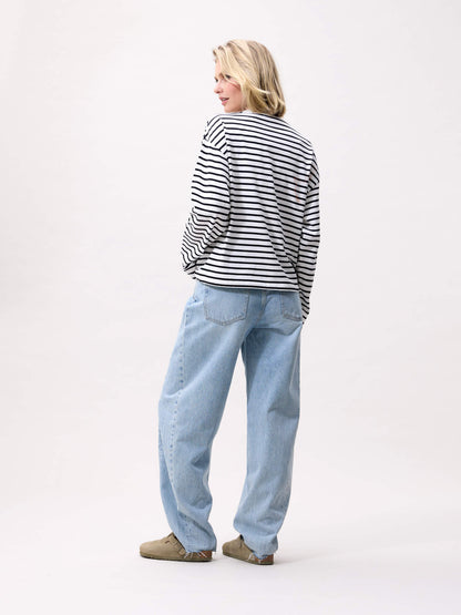 Striped Long Sleeve - Off White