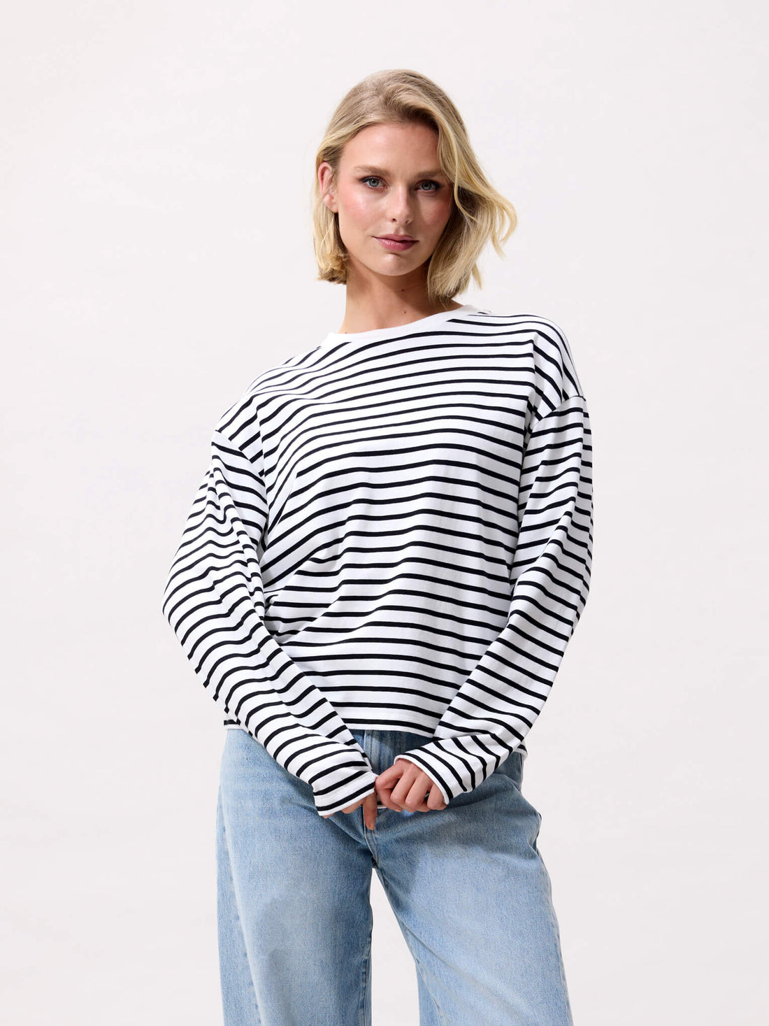 Striped Long Sleeve - Off White