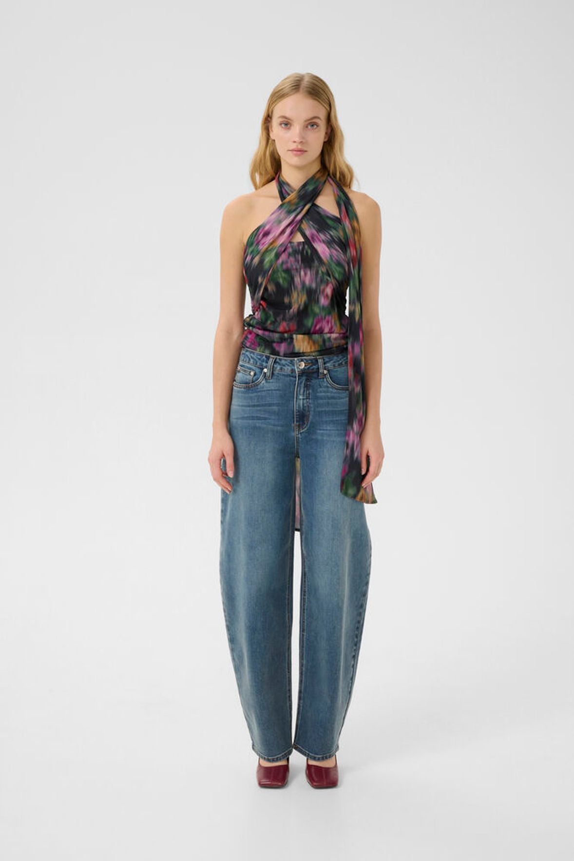 GZviva HW Baggy Jeans - Vintage Blu