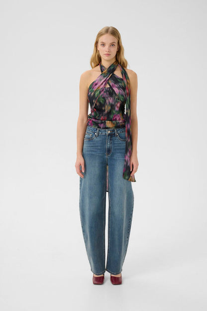 GZviva HW Baggy Jeans - Vintage Blu