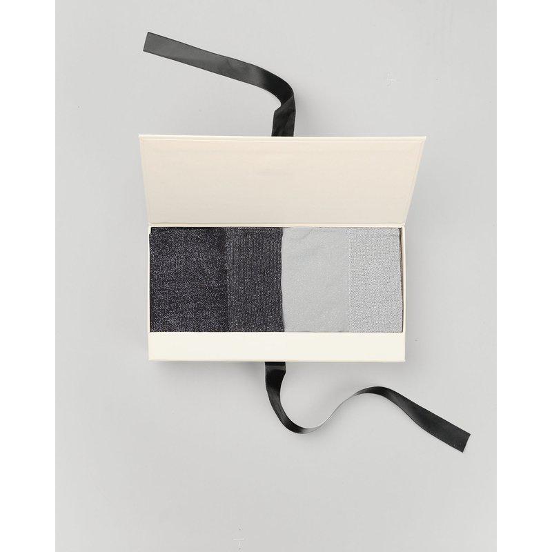 Giftbox 2 pairs of Ines shimmery socks