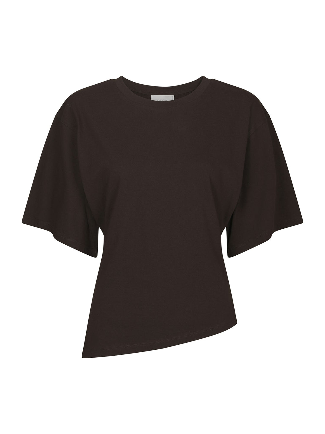 Alira Boxy Tee - Dark Brown