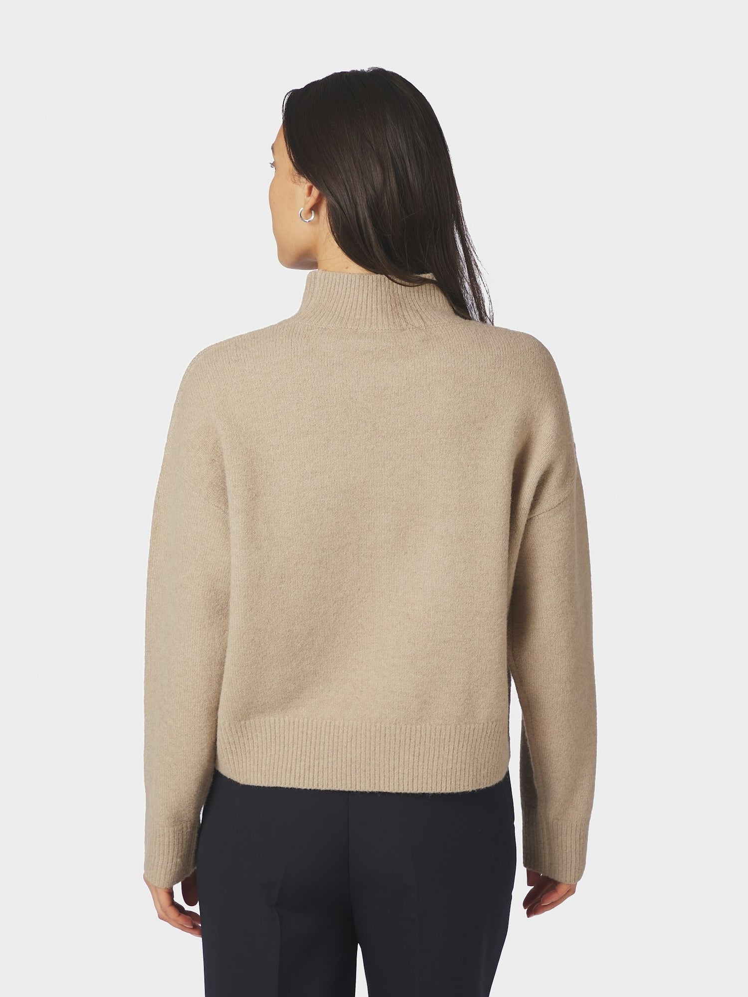 Paulina Knit Blouse - Warm Grey