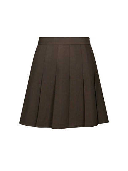 Laurina Structure Skirt - Dark Brown