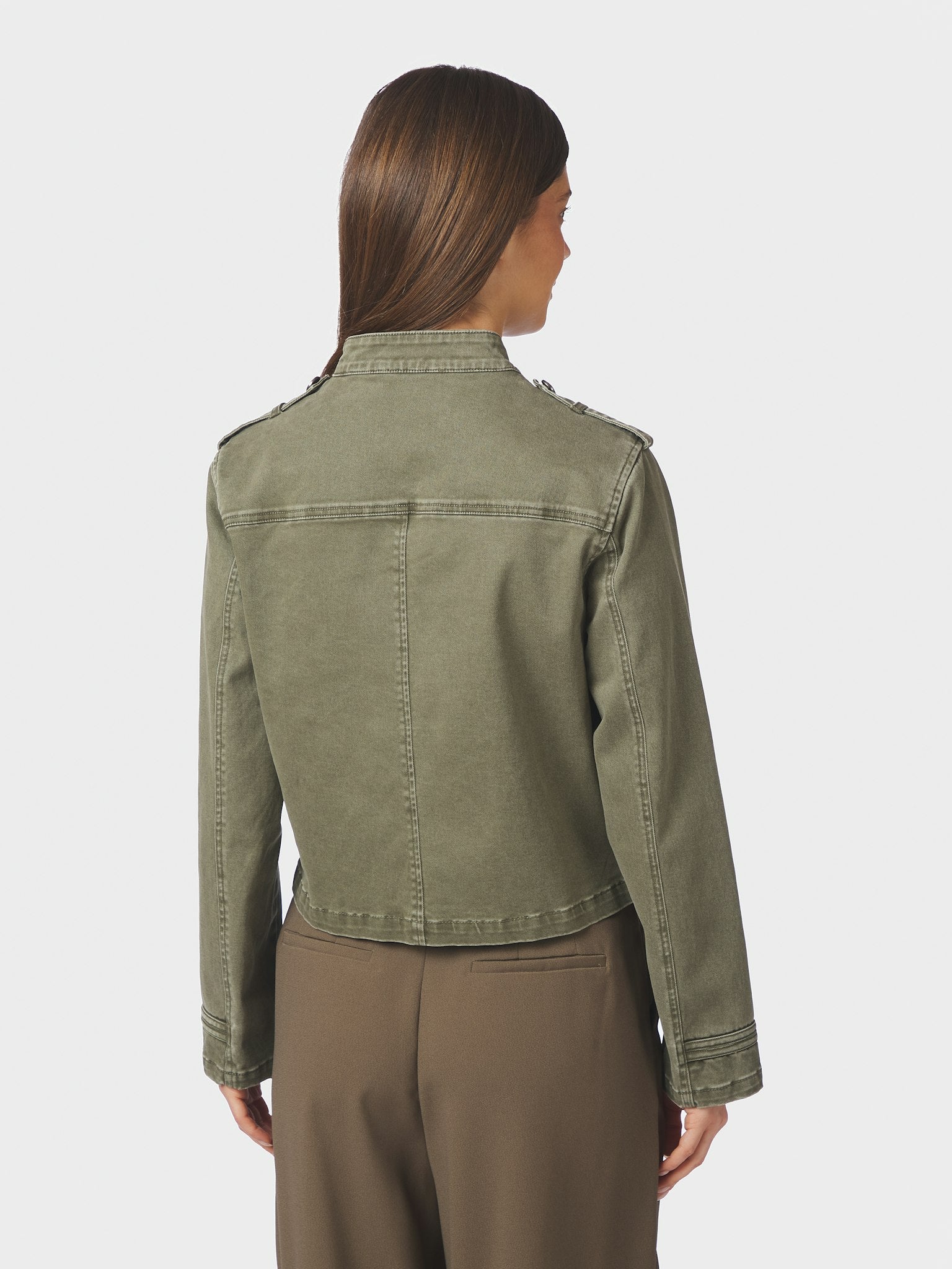 Sivena Denim Jacket - Army