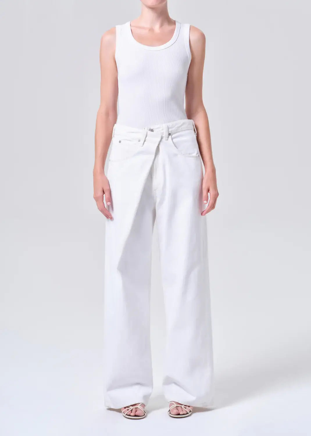 Vana Fold Jeans - Milkshake
