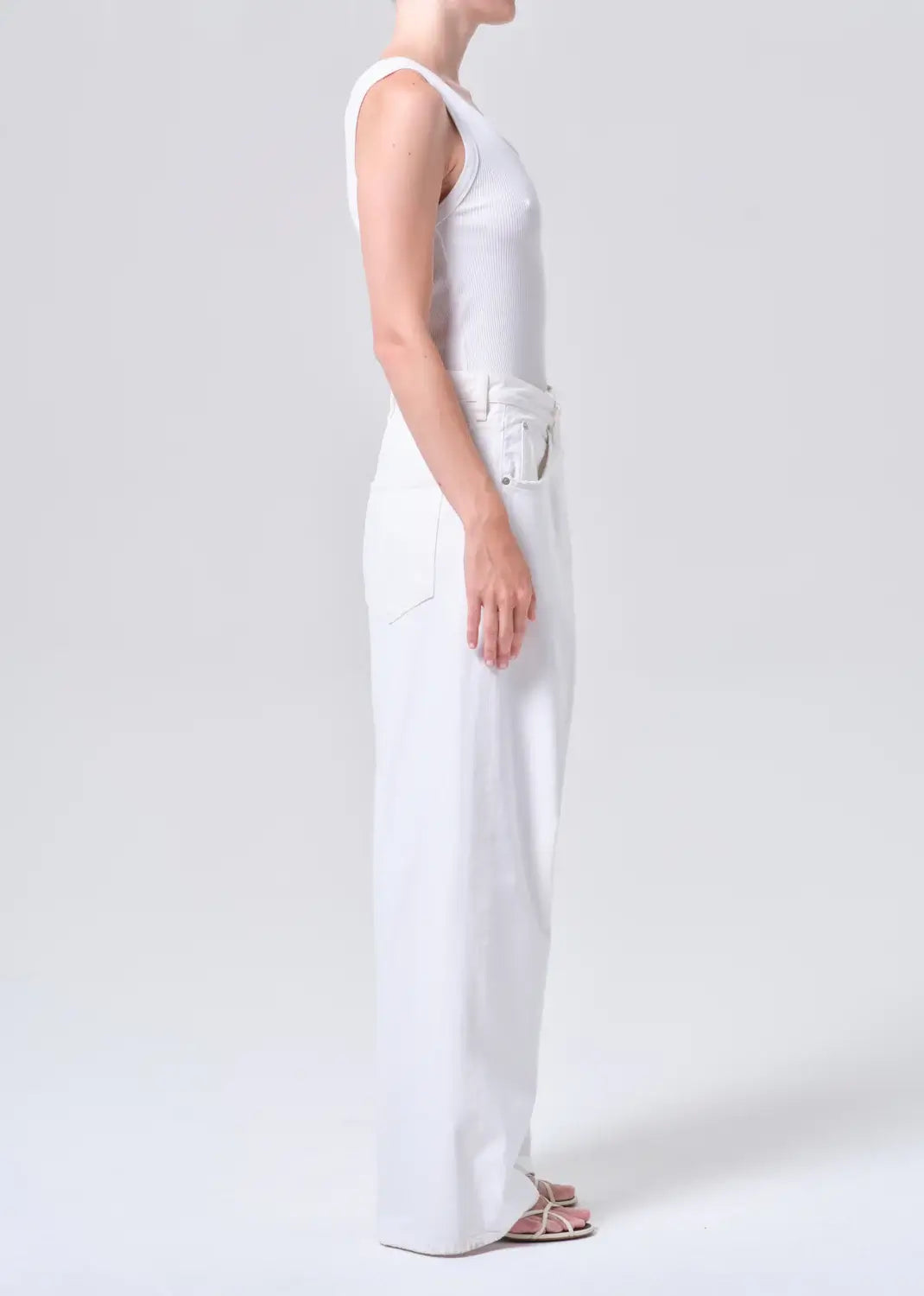 Vana Fold Jeans - Milkshake