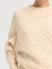 SLFnelly LS Cable Batsleeve Knit - Birch