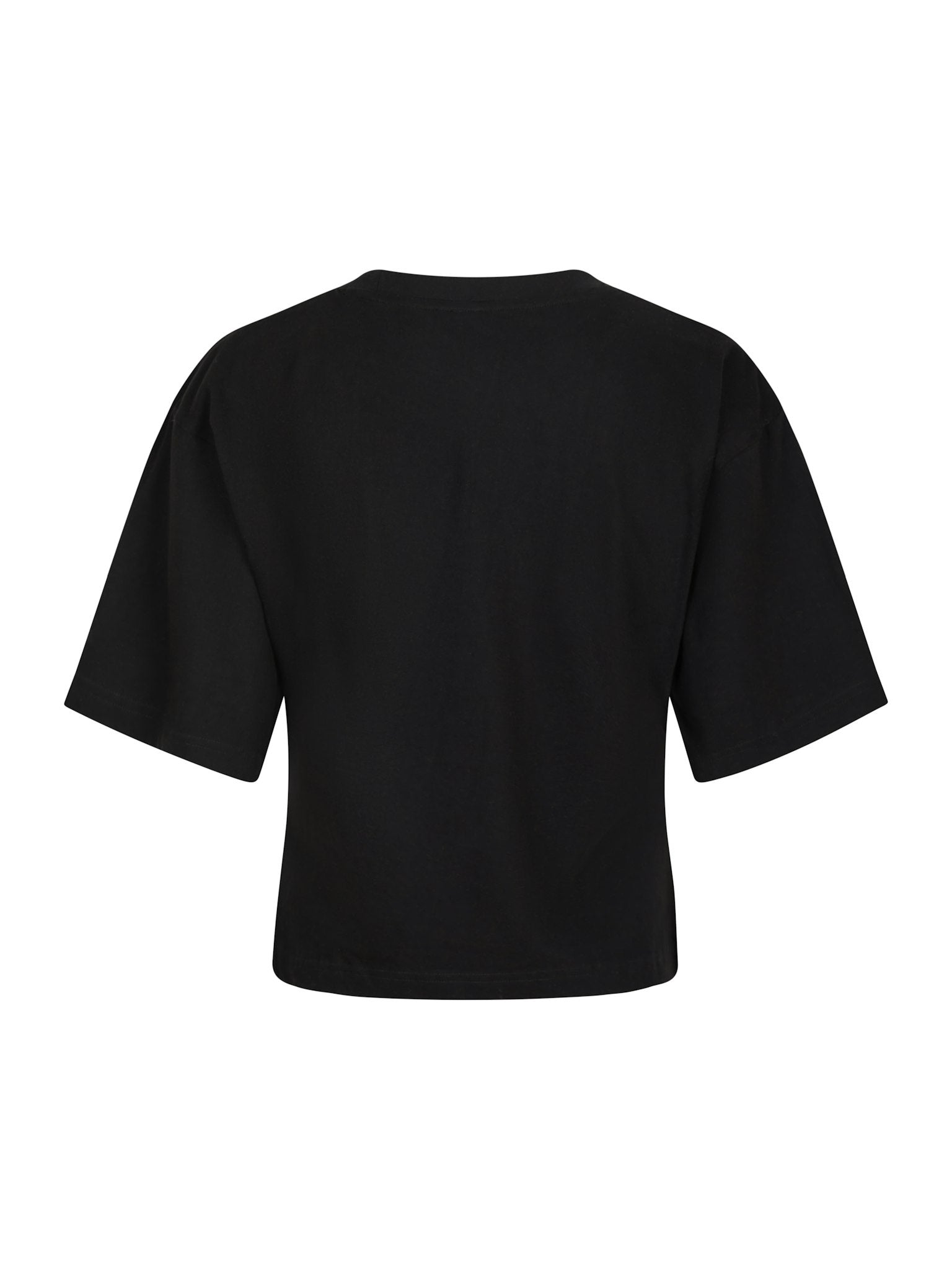 Asha Boxy Tee - Black