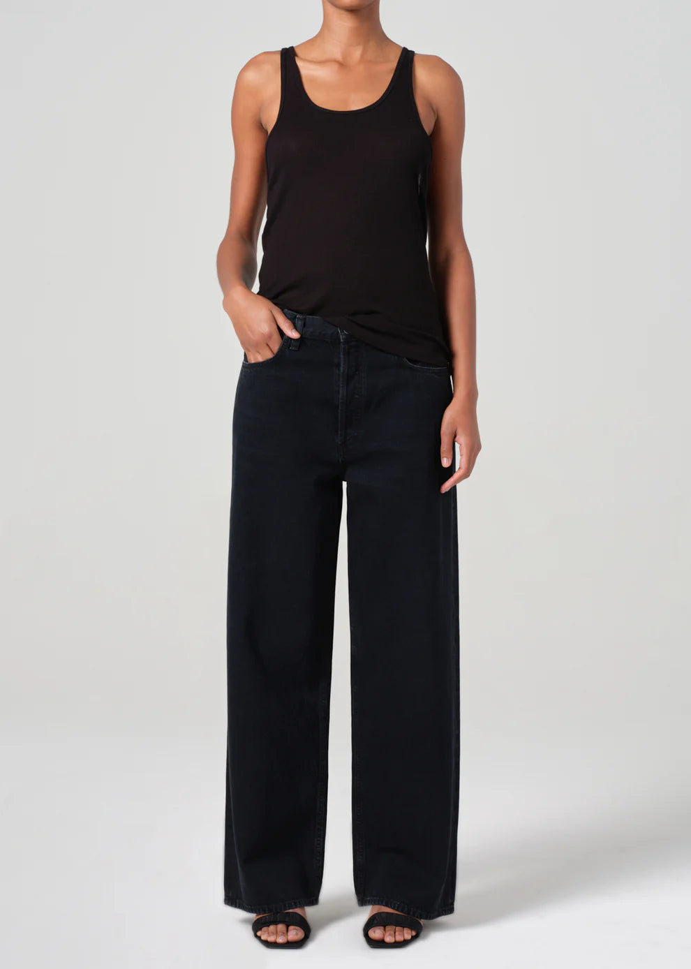 Low Slung Baggy Jean - Crushed
