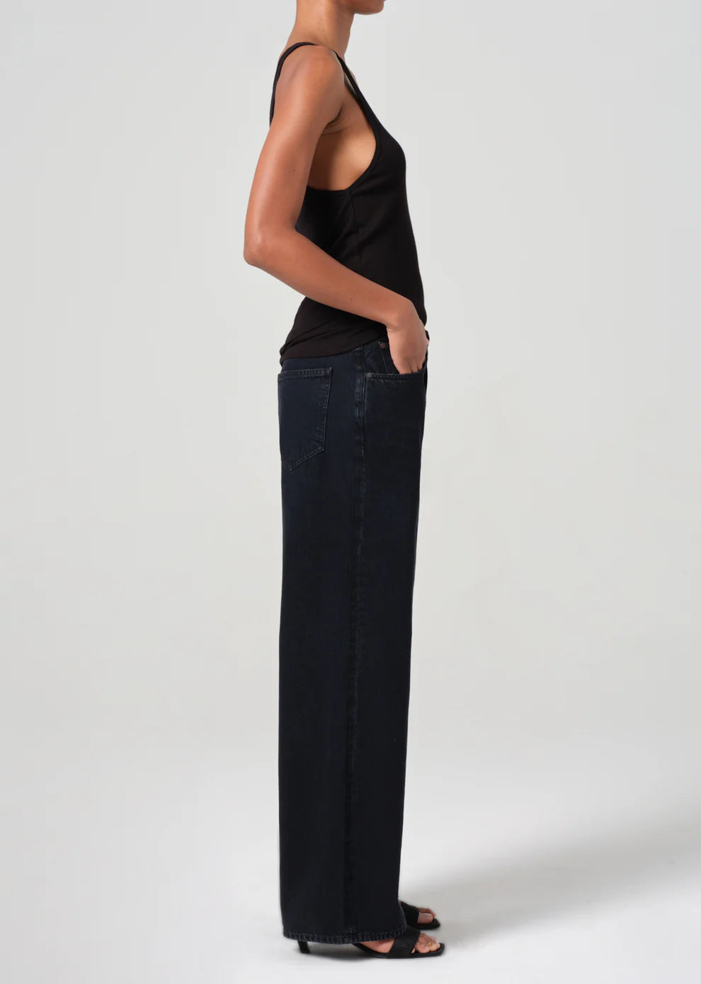 Low Slung Baggy Jean - Crushed
