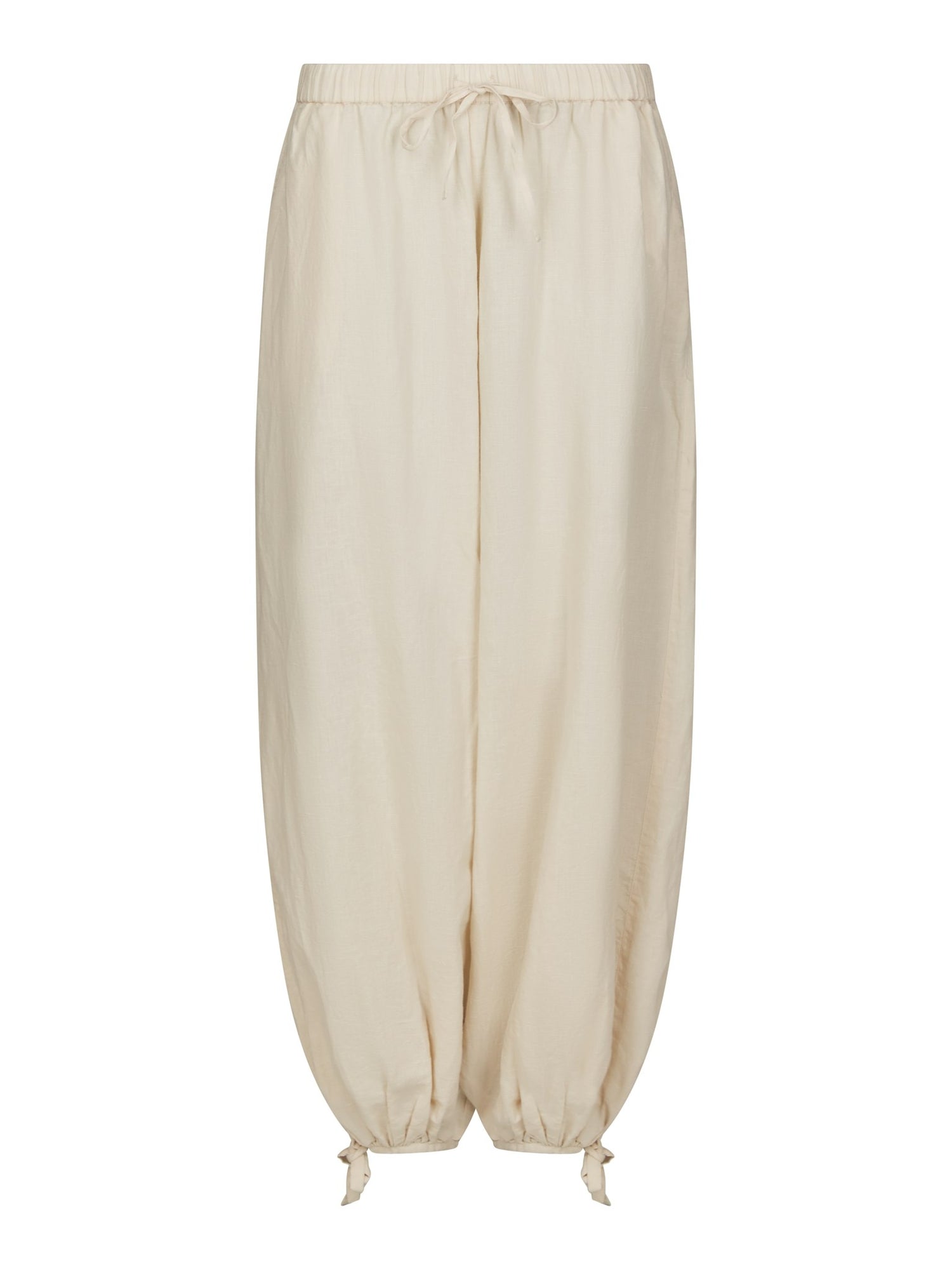Roxane Balloon Linen Pants - Sand