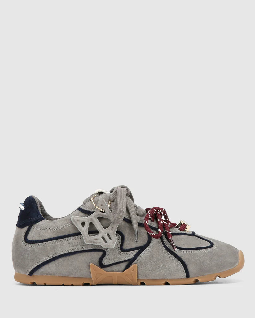 Adored Sneaker - Grey Suede