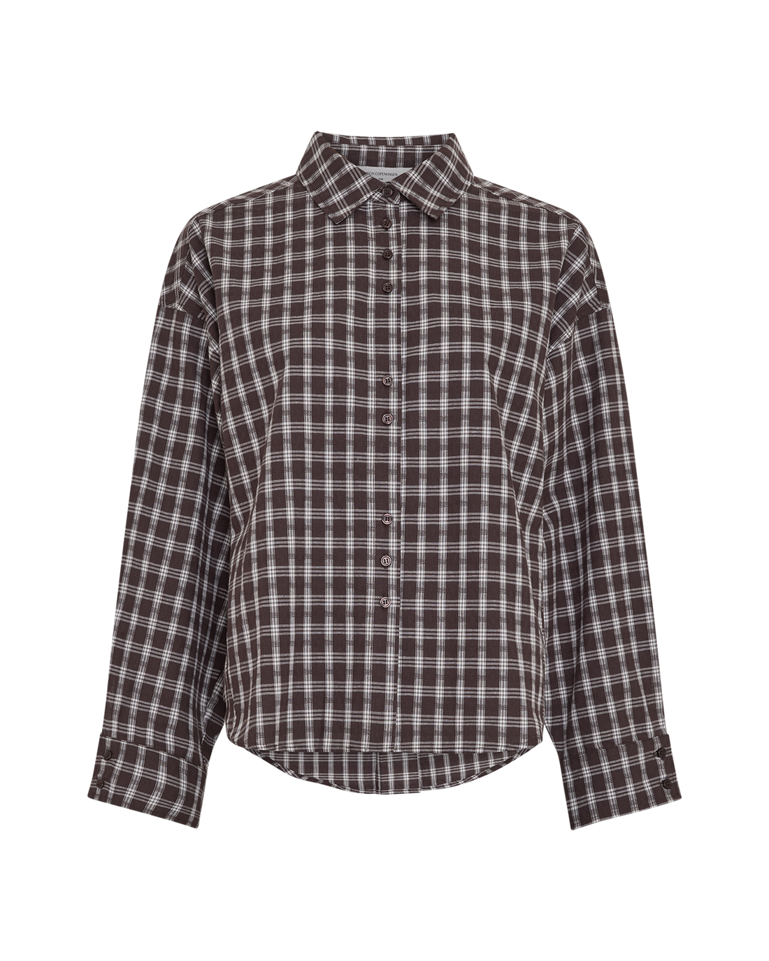 Mschcarola Shirt Chk - Brown Egret
