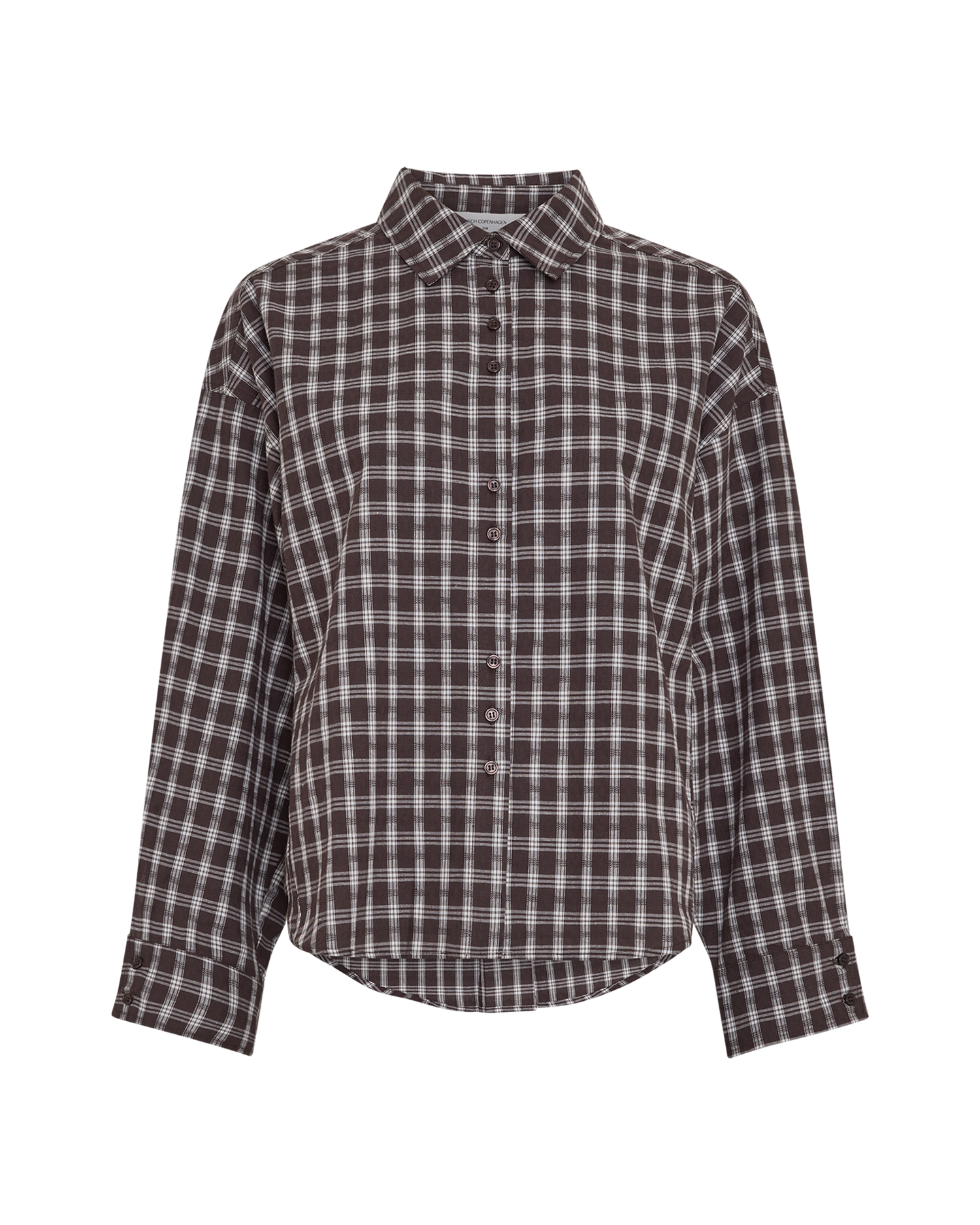 Mschcarola Shirt Chk - Brown Egret
