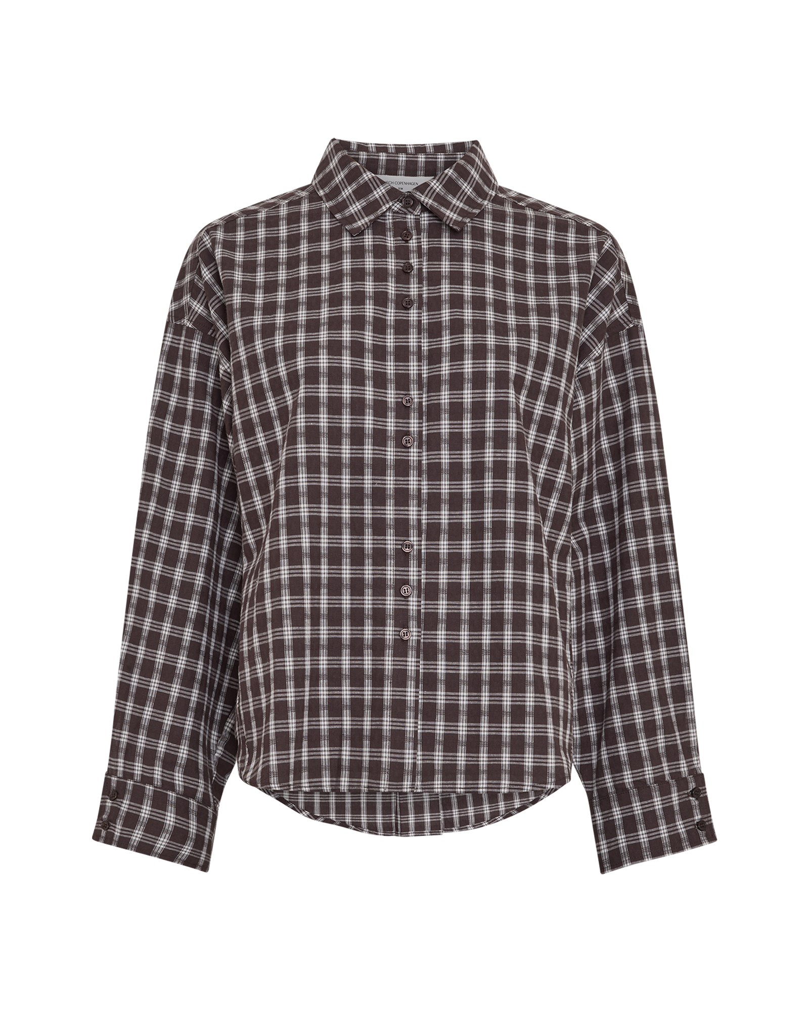 Mschcarola Shirt Chk - Brown Egret