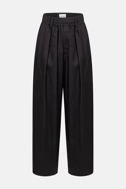 Kick Pleated Pants - Black