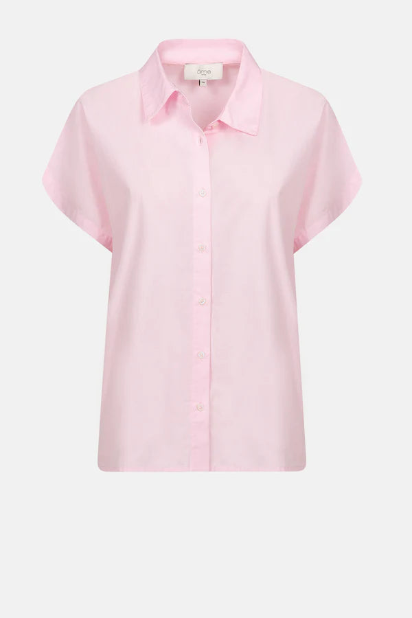 Narcissist Poplin Sleeveless Shirt - Pink