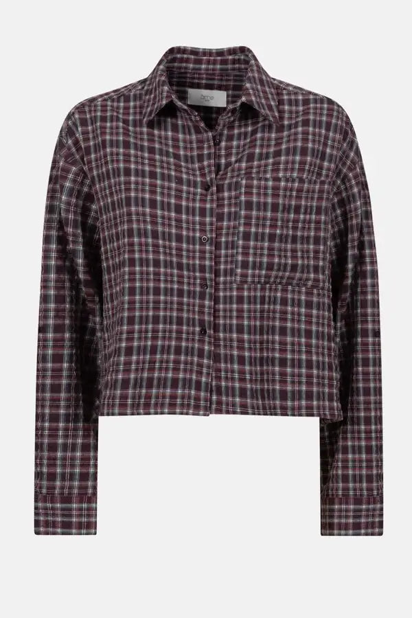 Ocean Shirt – Pflaume Kariert