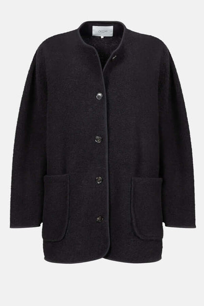 Hannah Oversized Jacke - Schwarz