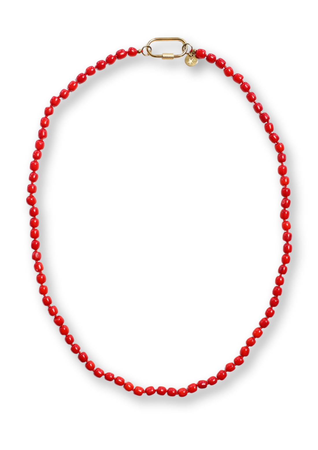 Tommy Knotted Necklace - Red