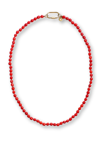 Tommy Knotted Necklace - Red