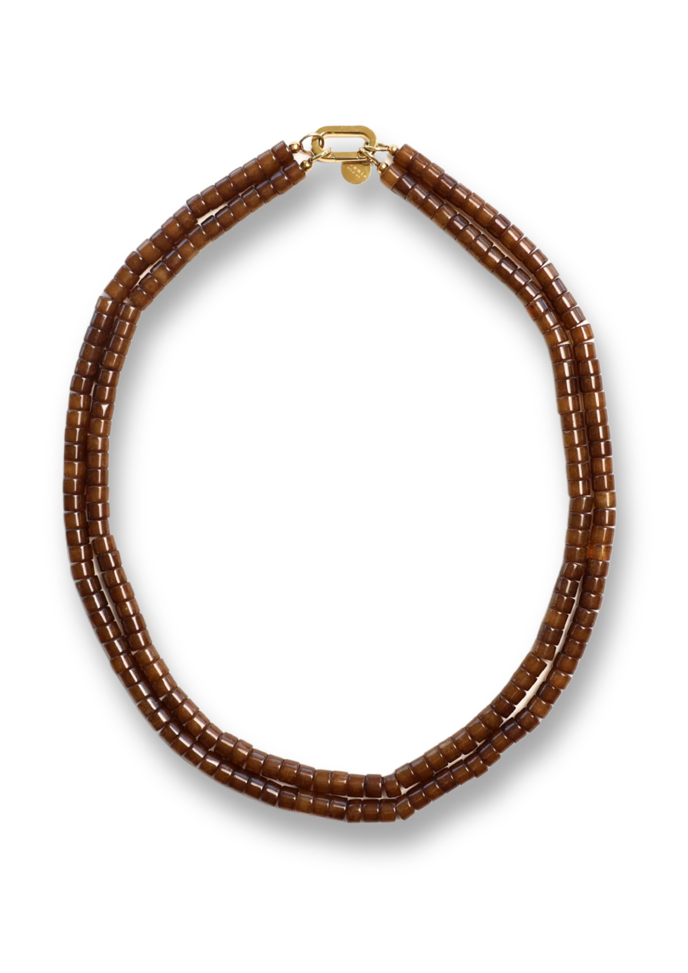 Moos Double Brown Necklace - Brown