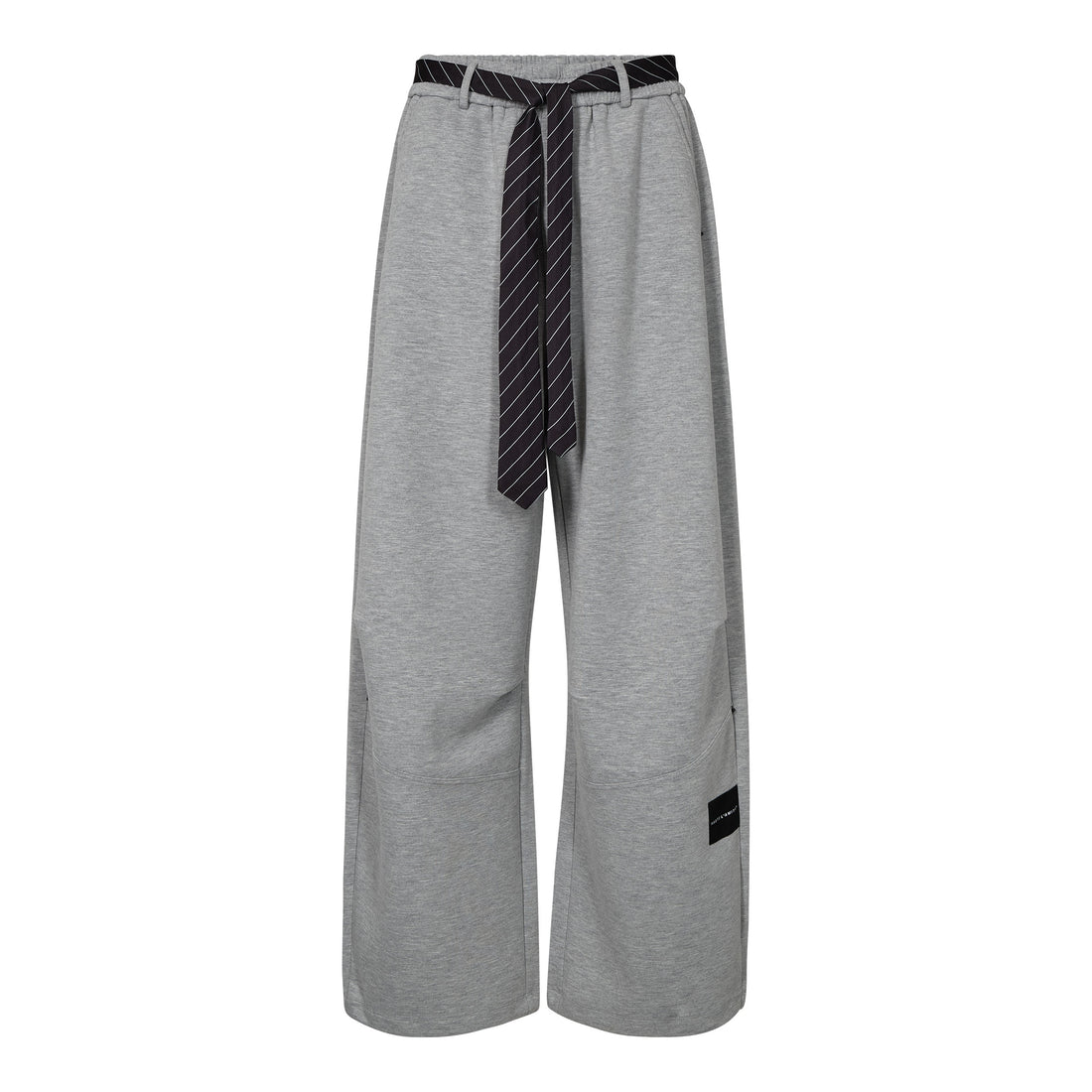 Maxi Split Tie Pant - Grey Melangé