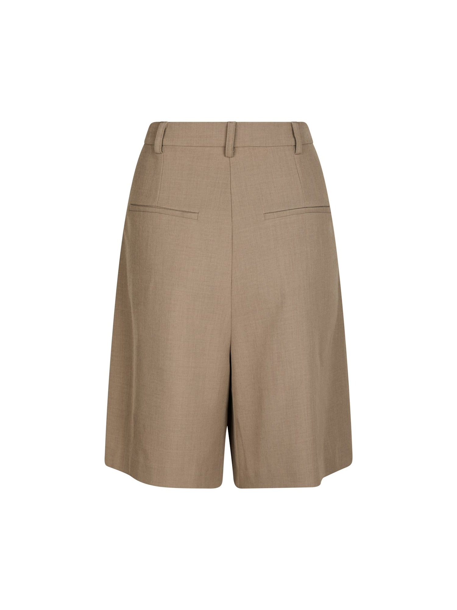 Nika Structure Shorts - Dark Taupe