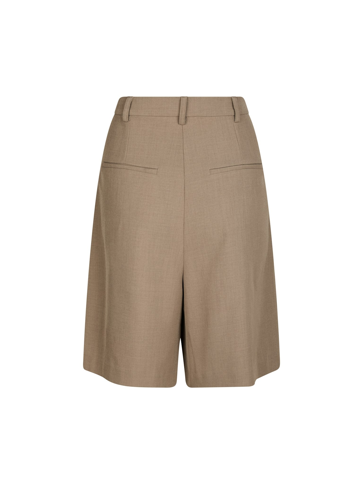 Nika Structure Shorts - Dark Taupe
