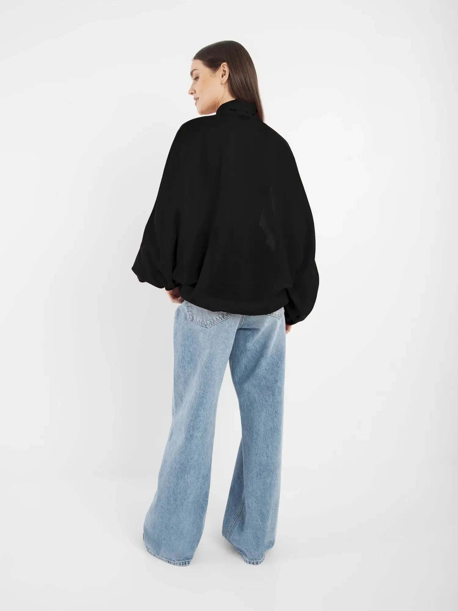 Blouse Antonia Bow - Black