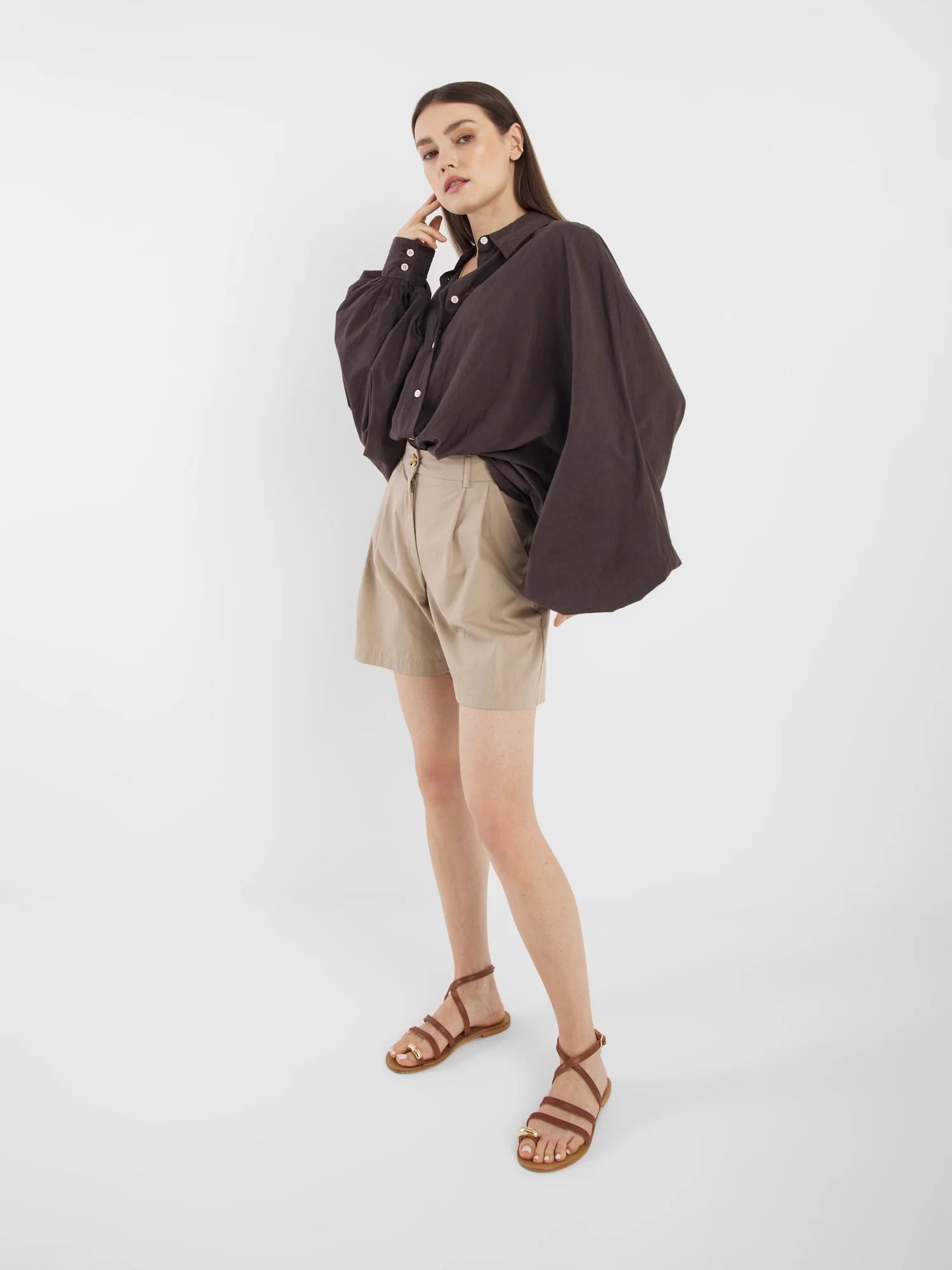 Antonia Voile - Brown