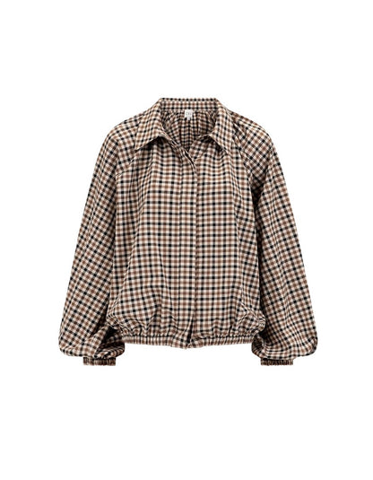 Bluse Somerset – Biscotti-Karo