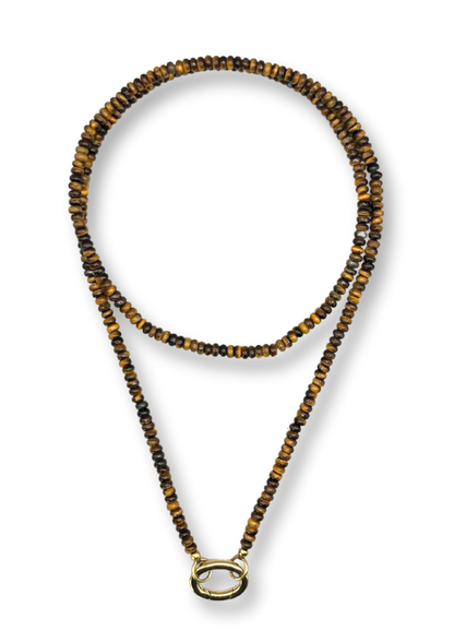 Roger Long Brown Necklace