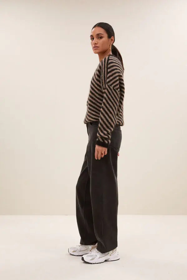 Lew black pants - jet black