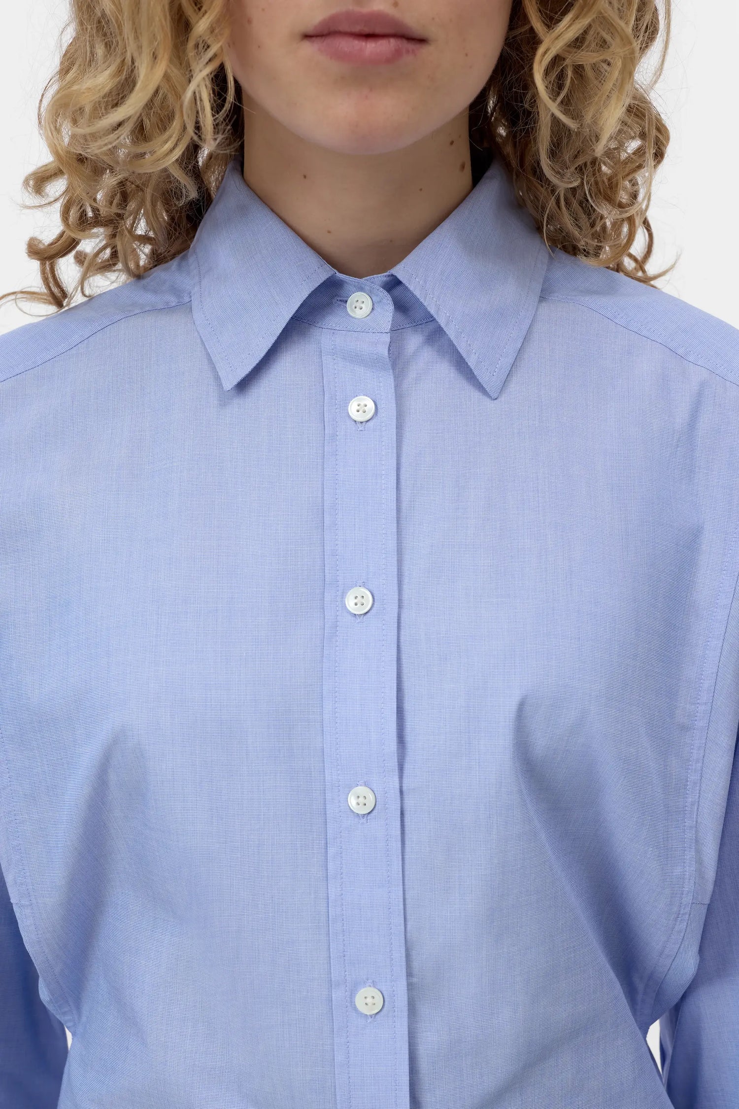 Waisted Shirt - Breeze Blue