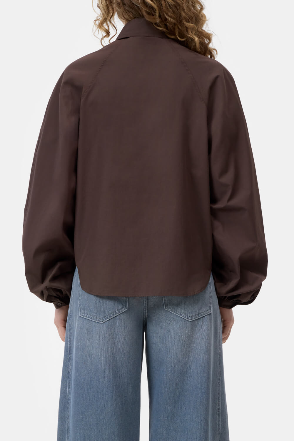 Raglan Blouse - Mahagony Brown