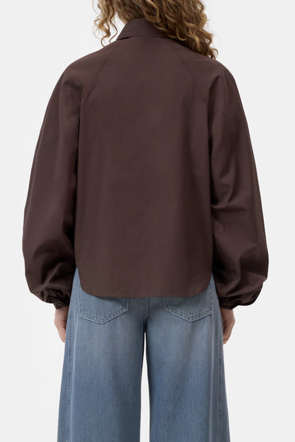 Raglan Blouse - Mahagony Brown