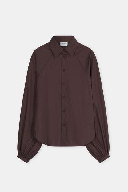 Raglan Blouse - Mahagony Brown