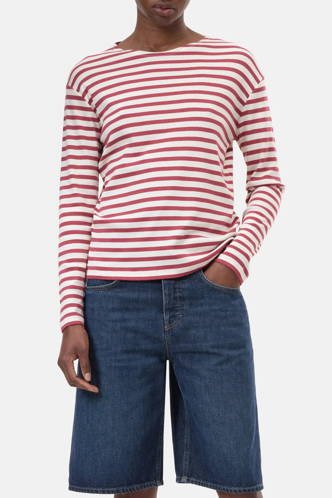 Basic Longsleeve - Cherry Red