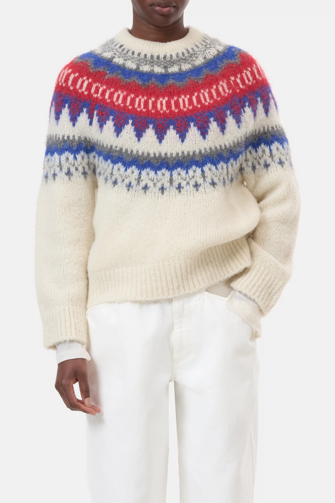 Crew Neck long sleeve - Ivory