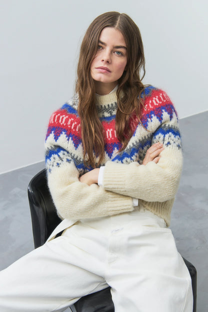Crew Neck long sleeve - Ivory