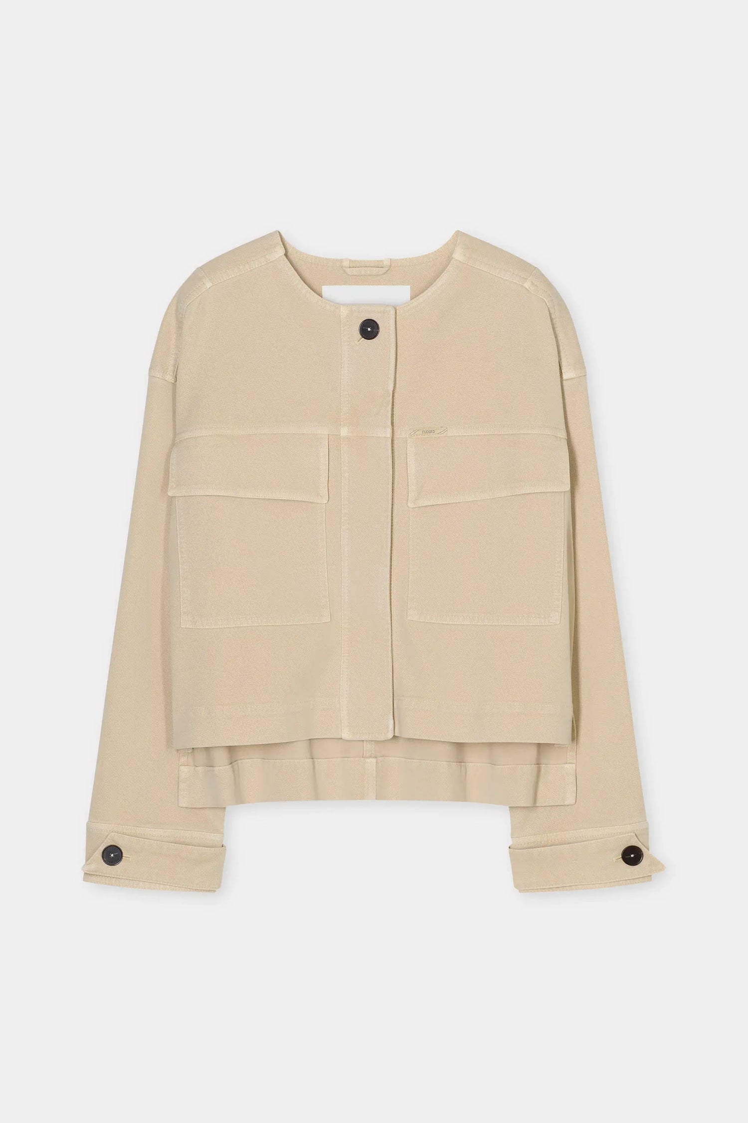 Cropped Utility Jacket - Camel Beige