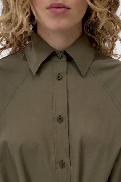 Raglan Dress - Cypress Green