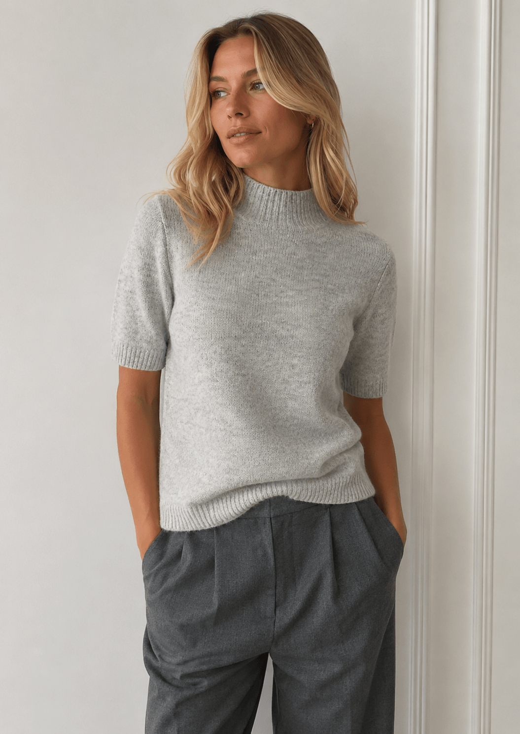 Cara Knit - Grey Melange